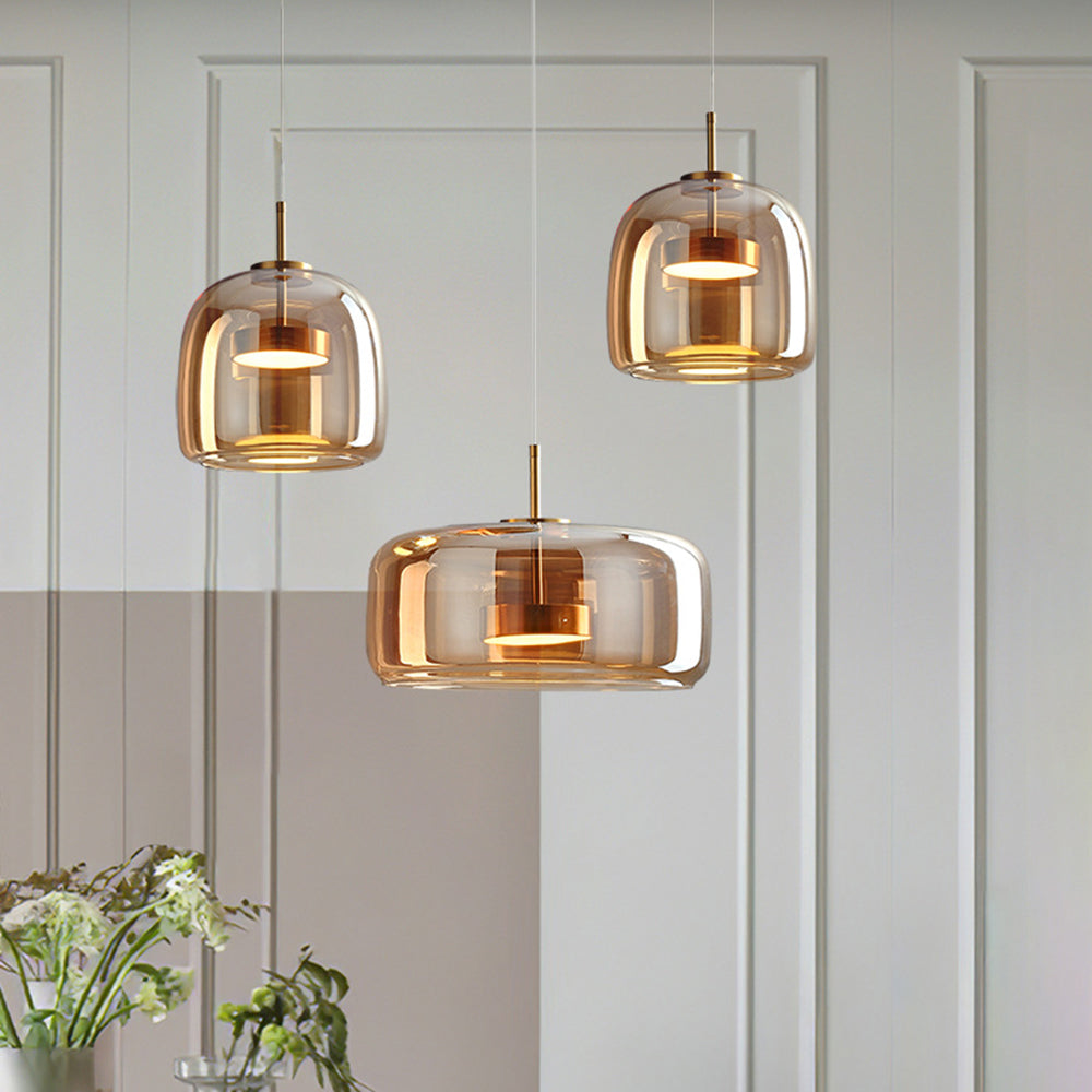 Závěsné svítidlo AuroraVale ve vintage stylu s LED, pro obývací pokoje, stropní svítidlo