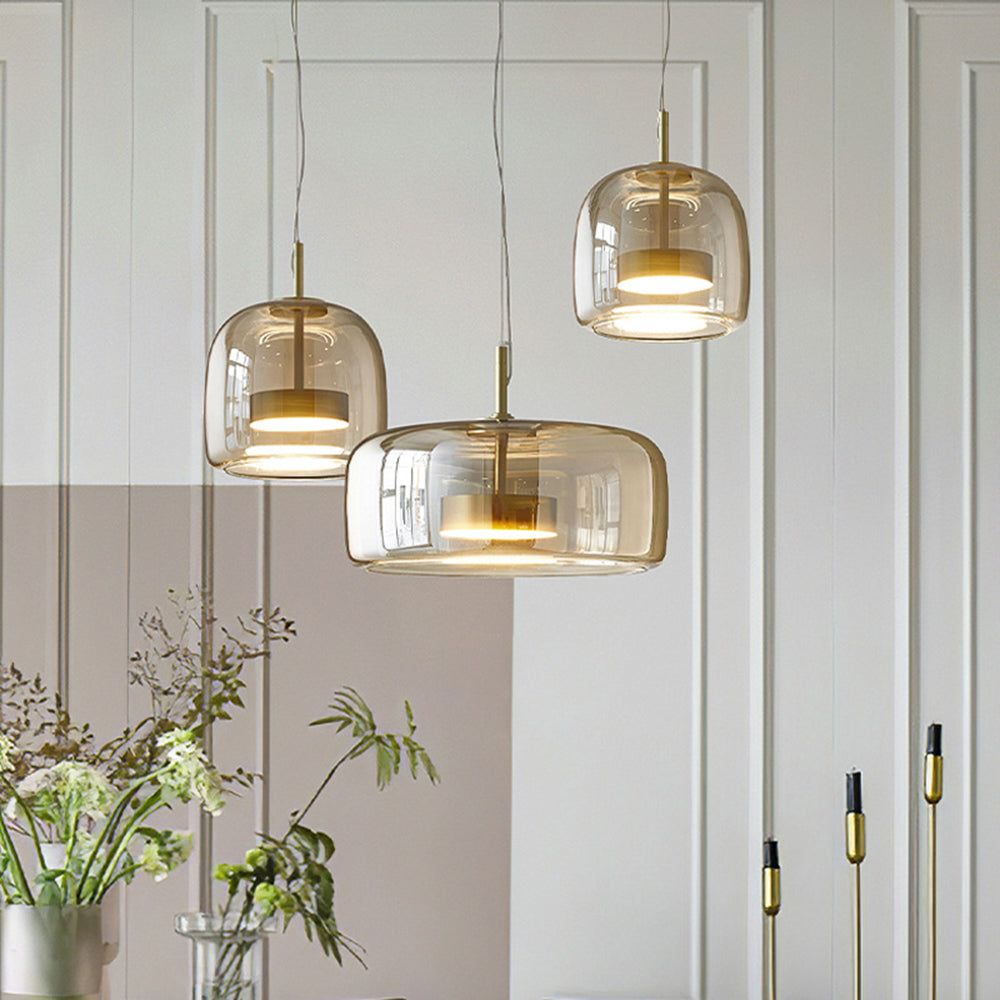 Závěsné svítidlo AuroraVale ve vintage stylu s LED, pro obývací pokoje, stropní svítidlo