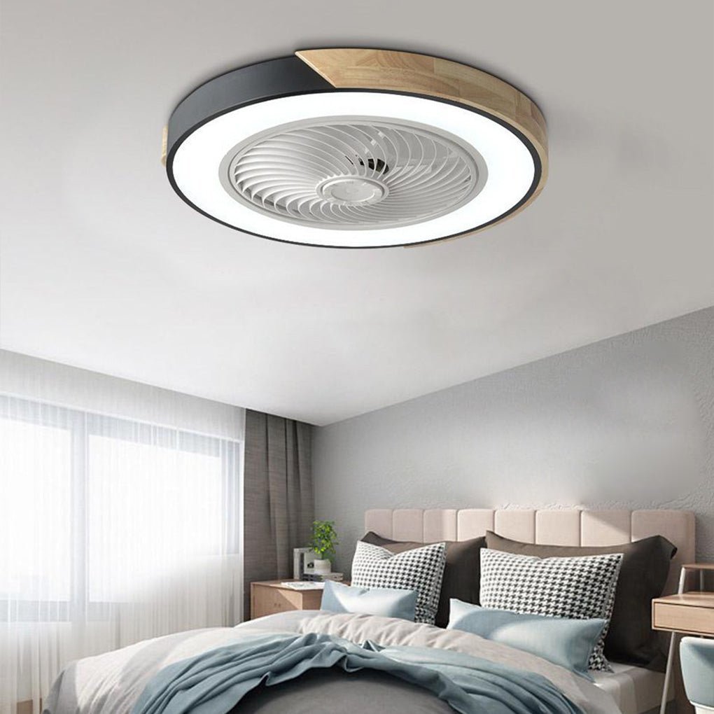 LumaAura Smart Ceiling Light With Quiet Dimmable LED Fan