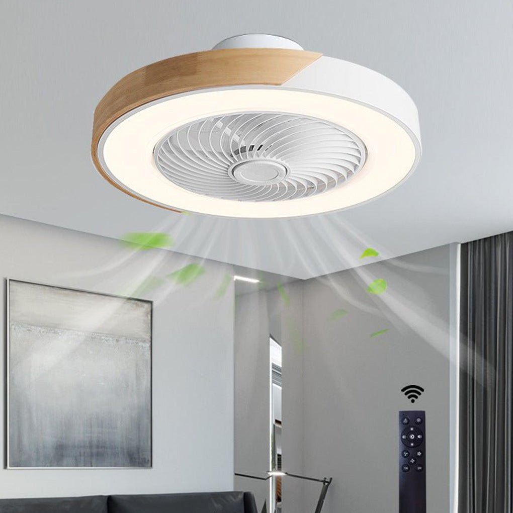 LumaAura Smart Ceiling Light With Quiet Dimmable LED Fan