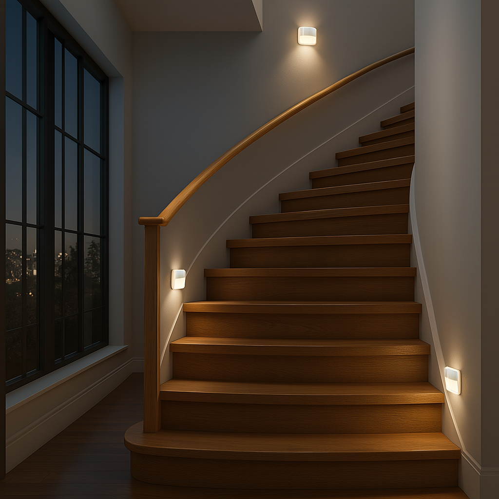 LumaGuard | מנורת לילה LED עם חיישן תנועה לארונות, מטבחים ומדרגות