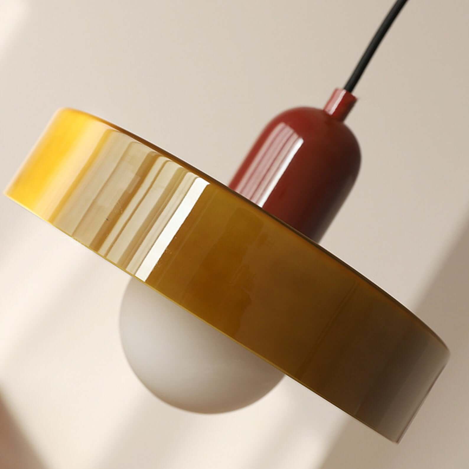 Colorful glass pendant lamp - Modern design 3