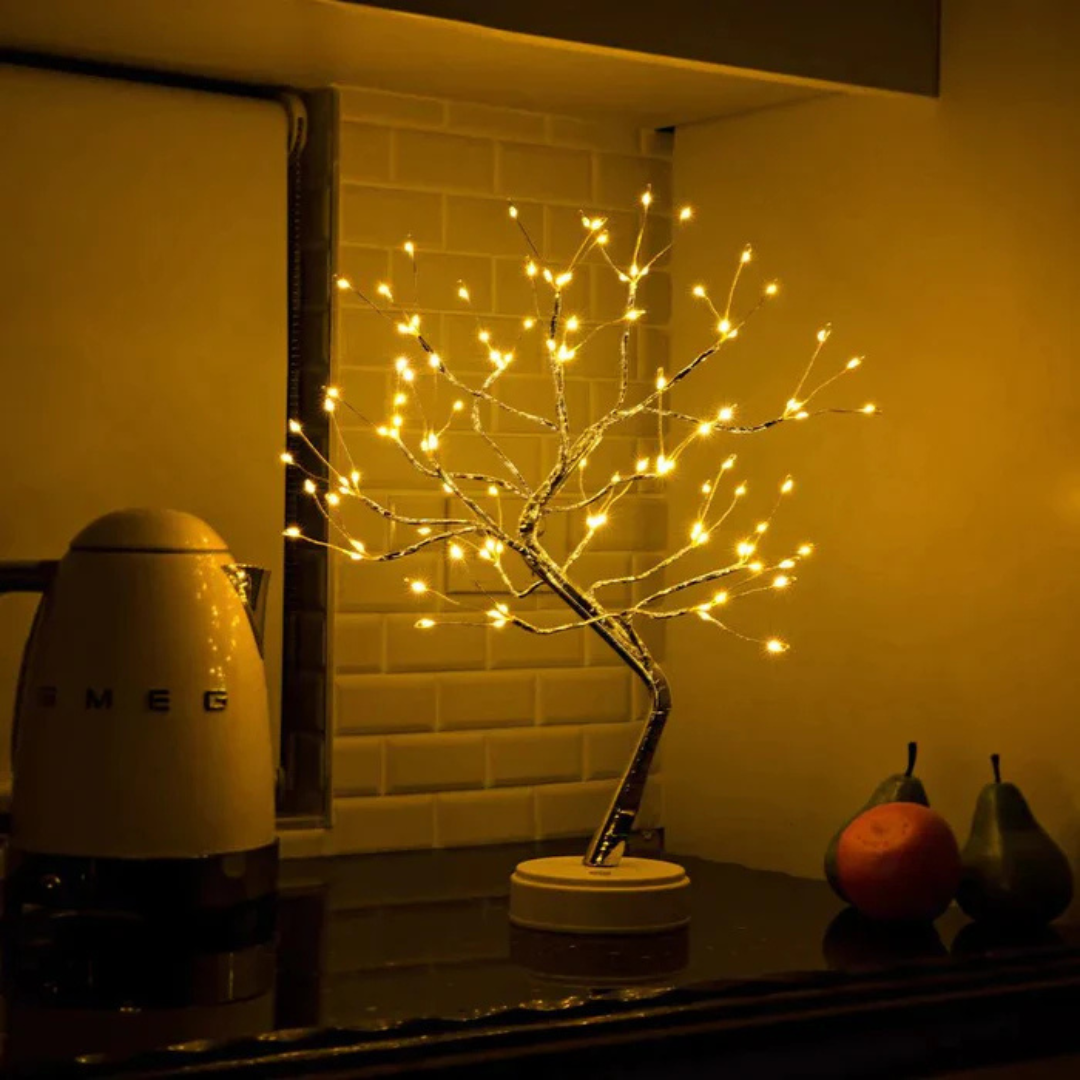 Stolní lampa Lumara Geometric s 108 LED světly pro stoly a učebny