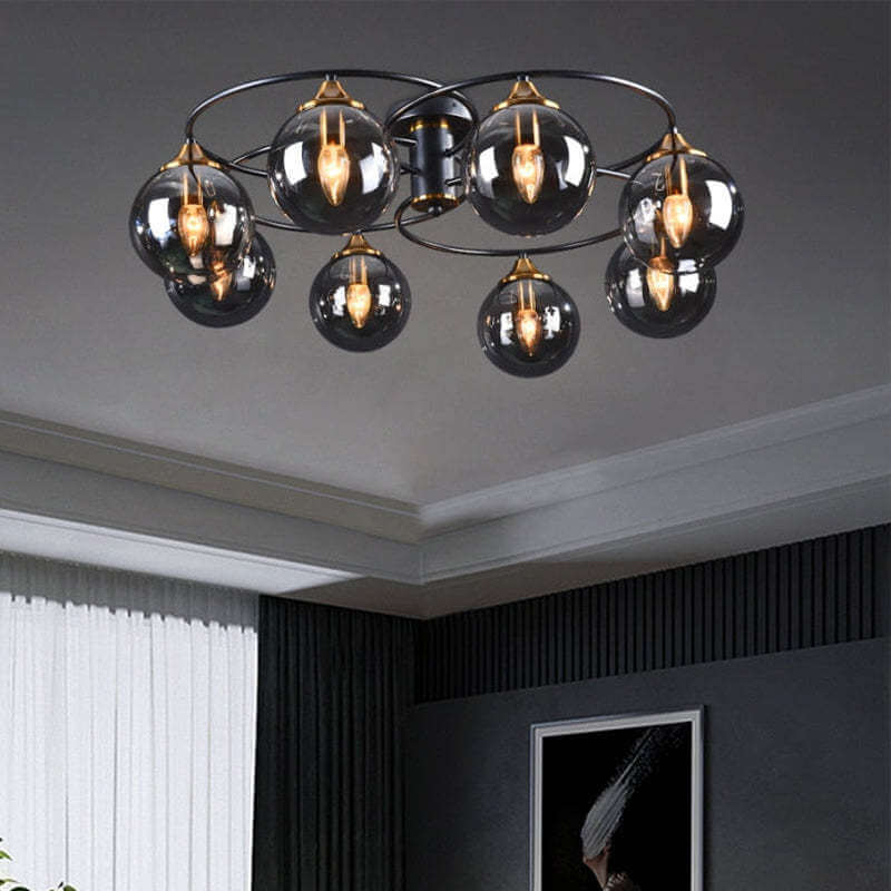 Dimmable vintage LED ceiling light 8