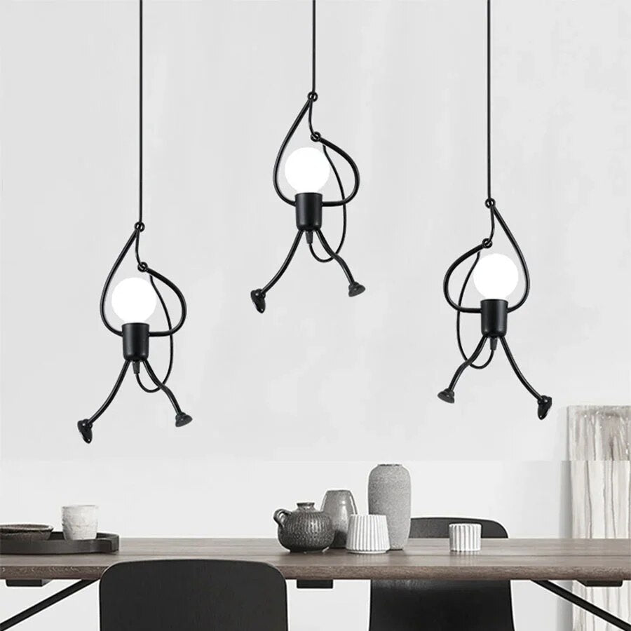 Lampada a sospensione WhimsyDoll per bambini, per stanze giocose che ispirano creatività e un'atmosfera accogliente