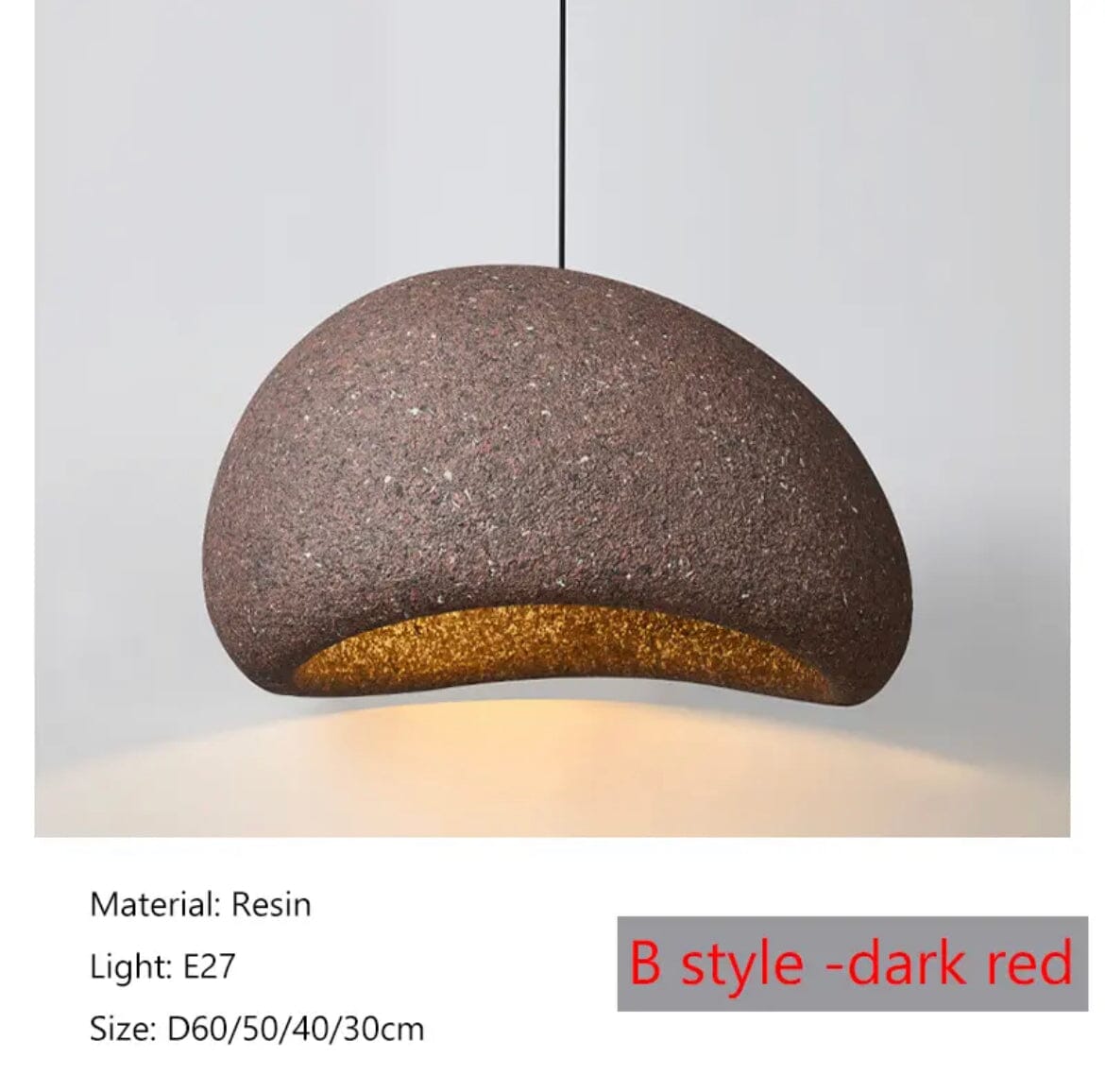 Lumara tečkovaná Wabi Glow lampa pro útulné pokoje a teplou atmosféru
