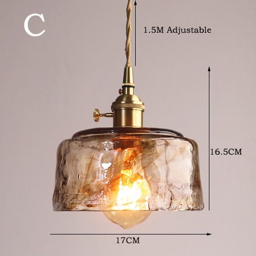 AstraGlow Glass Ceiling Light For Kitchen And Bath, Contemporary Fixture