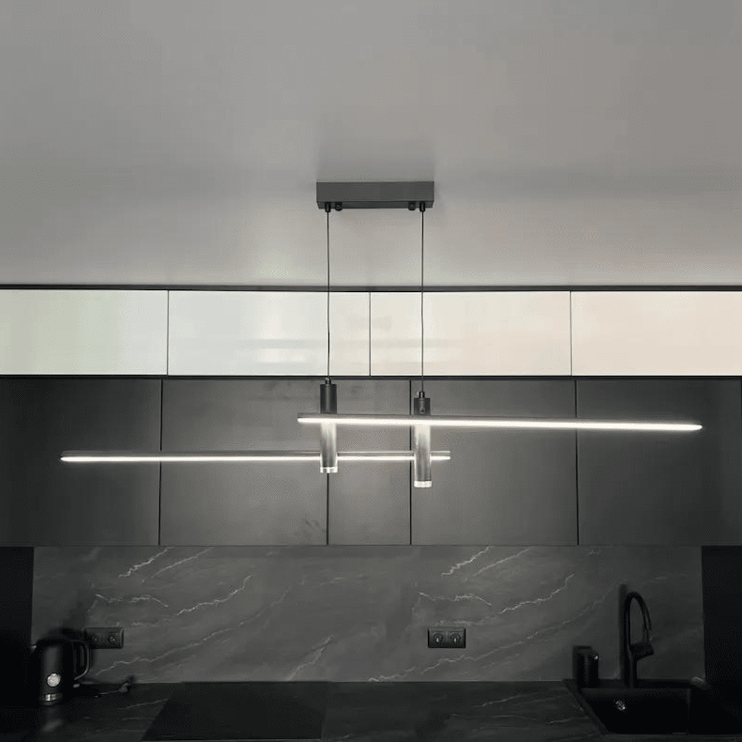 Lampada a sospensione AstraLume a tensione mondiale con LED bicolore 90-260V