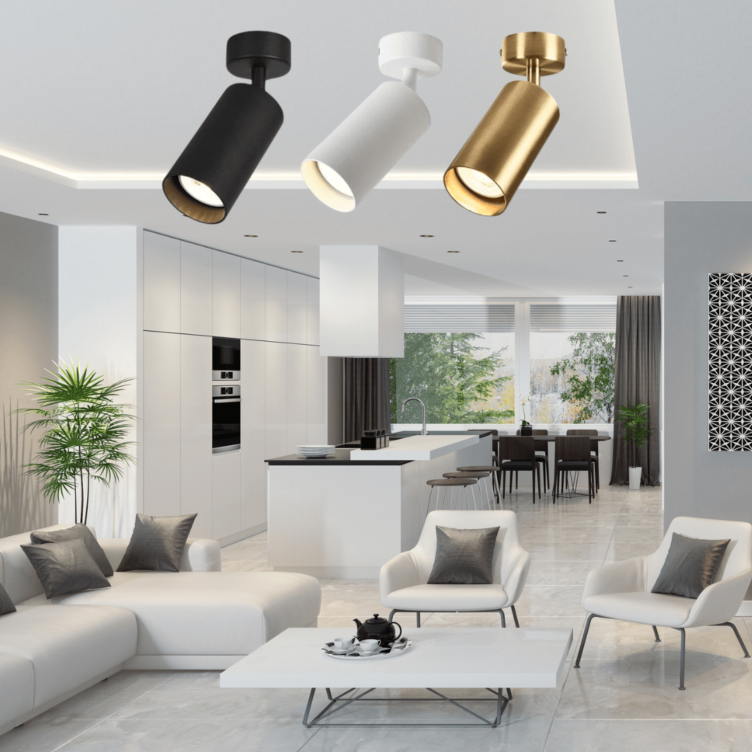 كشاف سقفي LED قابل للتعديل مع رؤوس دوارة من لومارافليكس
