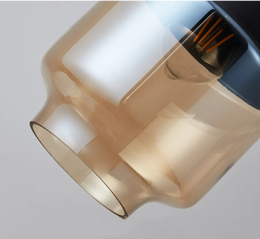 Aeris Mouth-Blown Glass Pendant With Adjustable Cable