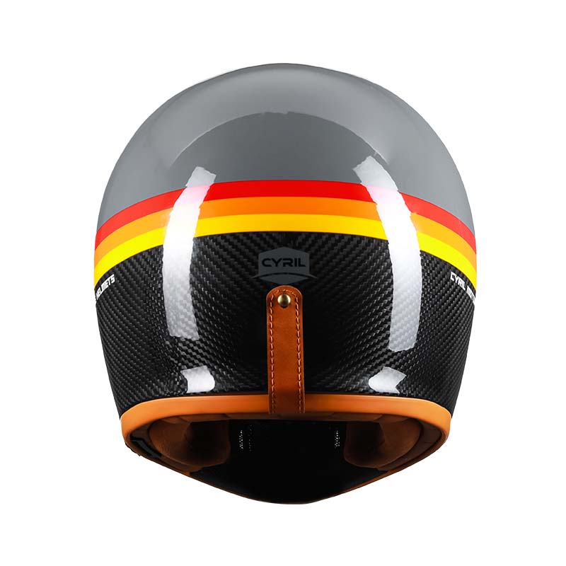 AeroNova Carbonfaser Pro Integral-Motorradhelm DOT- und ECE-zertifiziert