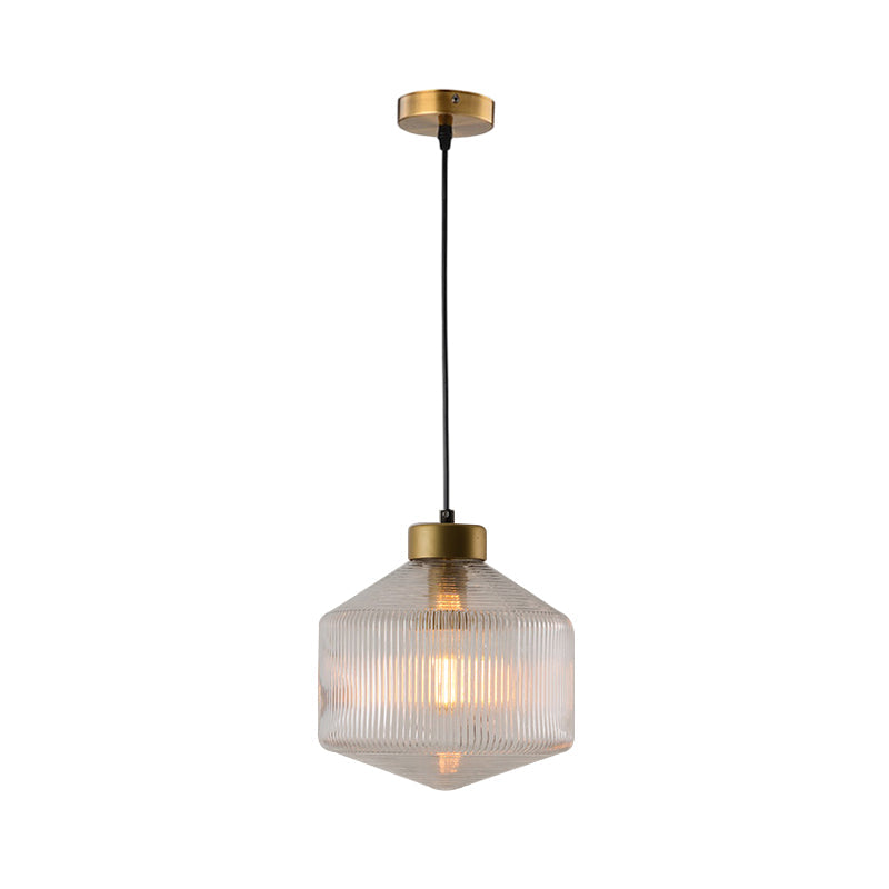 Suspension en verre Drum d'Aurea pour salons et salles à manger