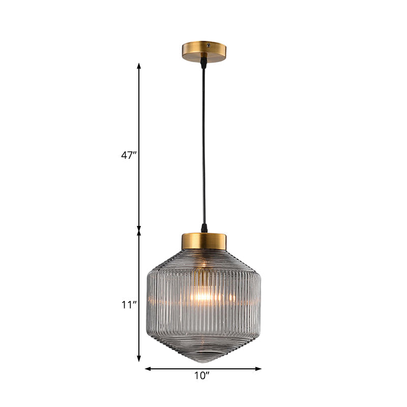Suspension en verre Drum d'Aurea pour salons et salles à manger