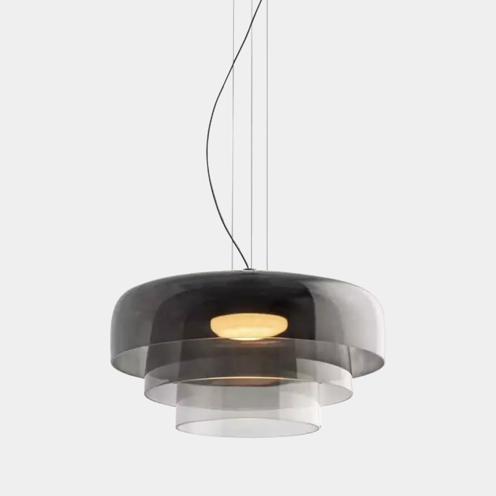 Lampada a sospensione Luminara in vetro e metallo per cucina e zona pranzo