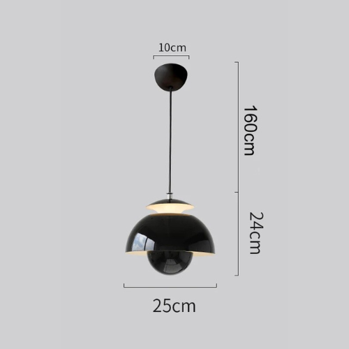 Lunora Nordic LED závěsné svítidlo s motivem květinového poupěte pro stylové interiéry