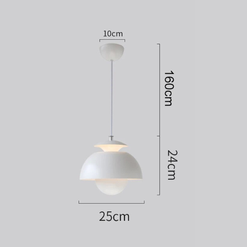 Lunora Nordic LED závěsné svítidlo s motivem květinového poupěte pro stylové interiéry