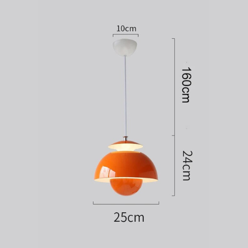 Lunora Nordic LED závěsné svítidlo s motivem květinového poupěte pro stylové interiéry