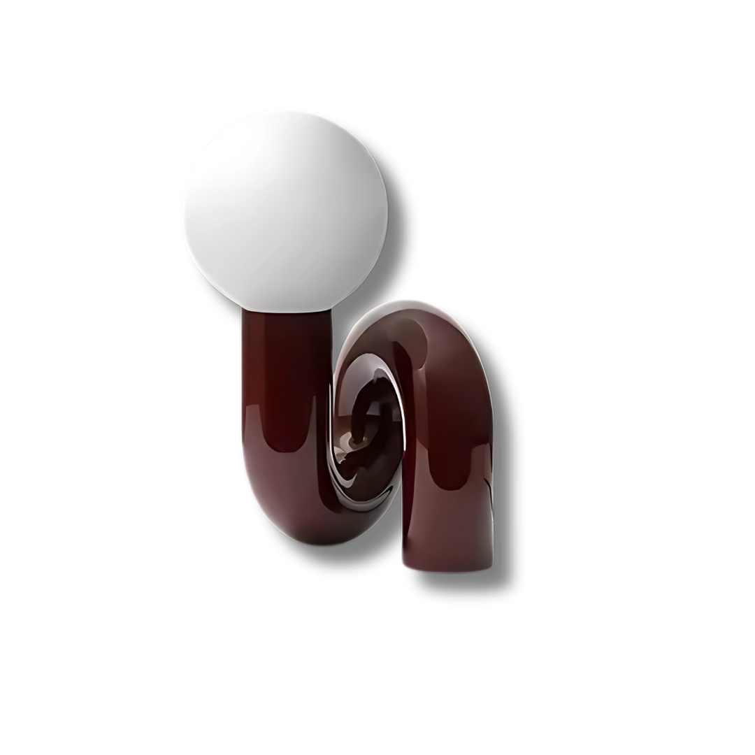 ליסארו | מנורת שולחן מזכוכית נורדית בסגנון פוסטמודרני לחדרי שינה, מלונות וחדרי עבודה