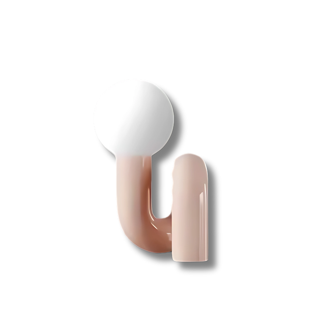 ליסארו | מנורת שולחן מזכוכית נורדית בסגנון פוסטמודרני לחדרי שינה, מלונות וחדרי עבודה