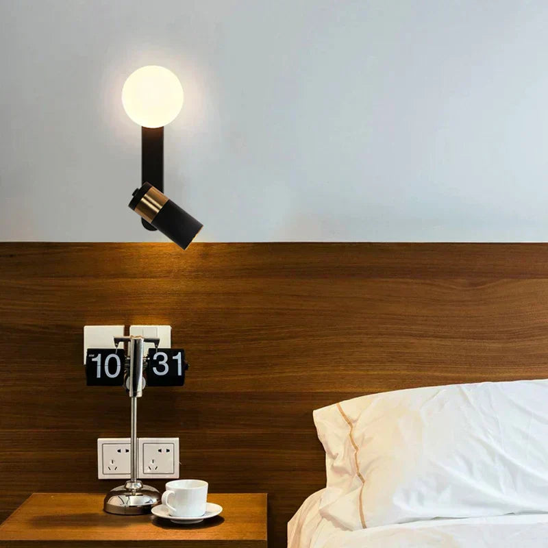 Lámpara de Pared Nordra con Estilo Nórdico Moderno para Sala de Estar
