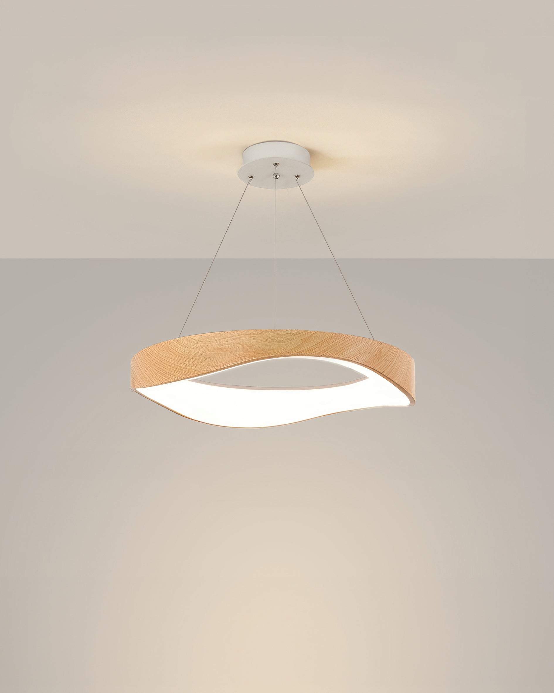 Lámpara colgante LED AstraHalo en forma de anillo para interiores modernos, luminaria circular de techo