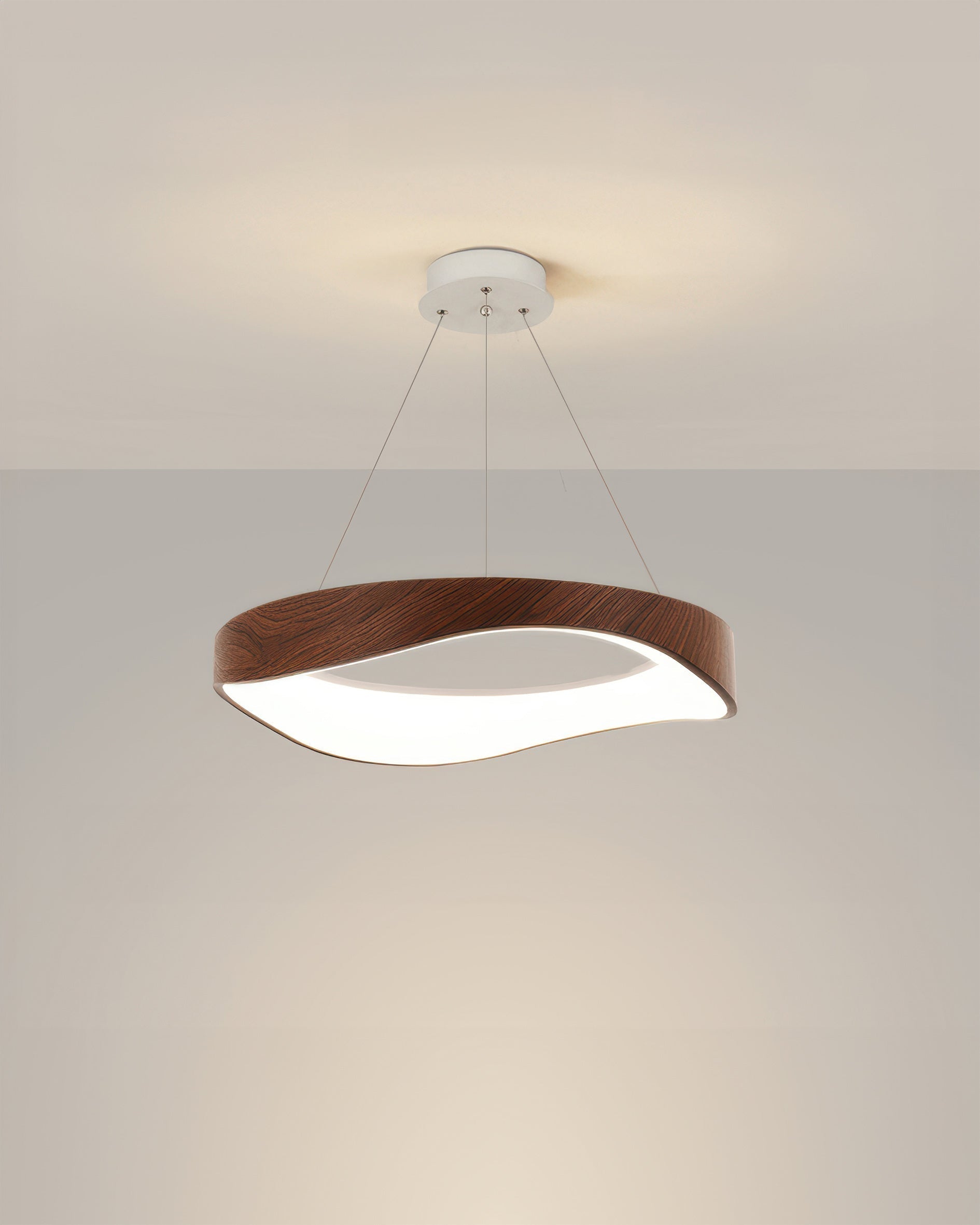 Lámpara colgante LED AstraHalo en forma de anillo para interiores modernos, luminaria circular de techo