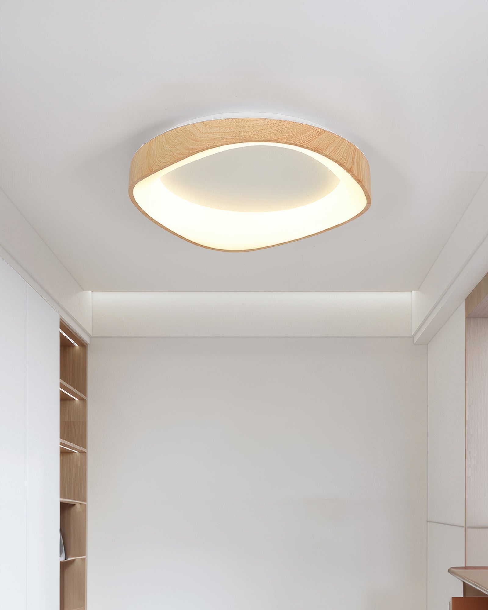 Stropní LED svítidlo Nordic Wood Grain pro obývací pokoje a ložnice od Solvren