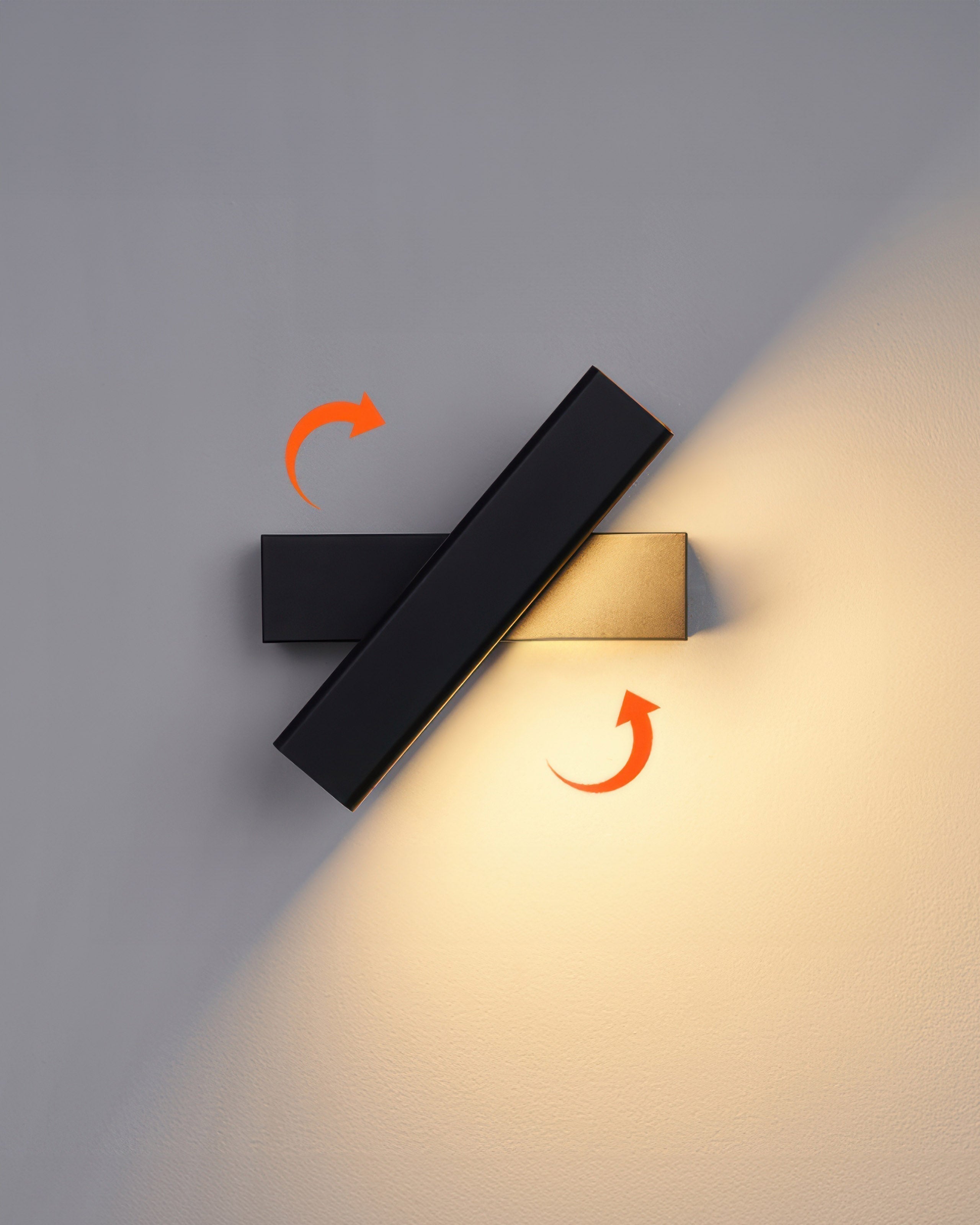 Lámpara de pared Eldara con textura de madera nórdica y brazo ajustable giratorio Estilo escandinavo