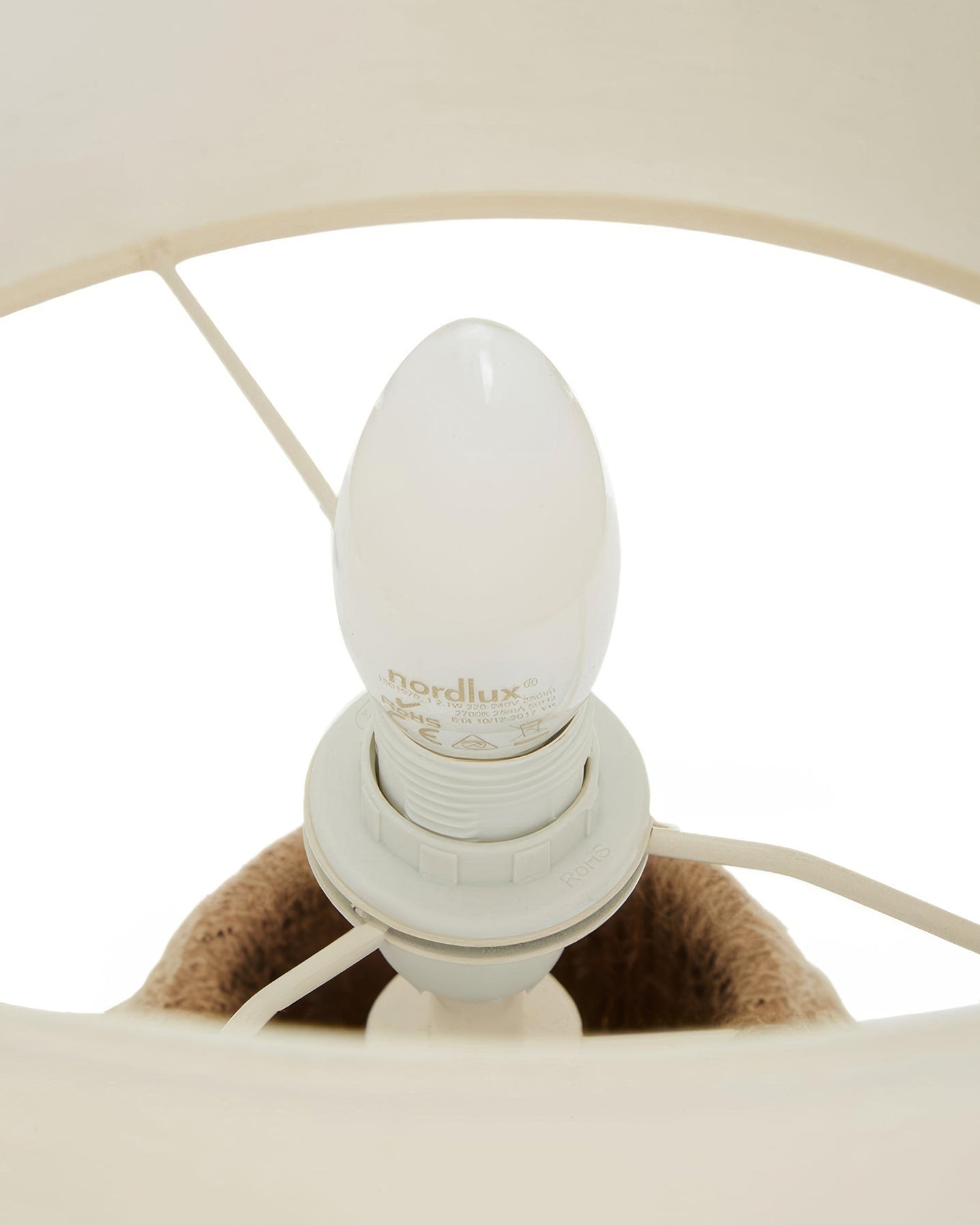 Lampe de bureau en chanvre tissé à la main, éco-responsable, par Kairo