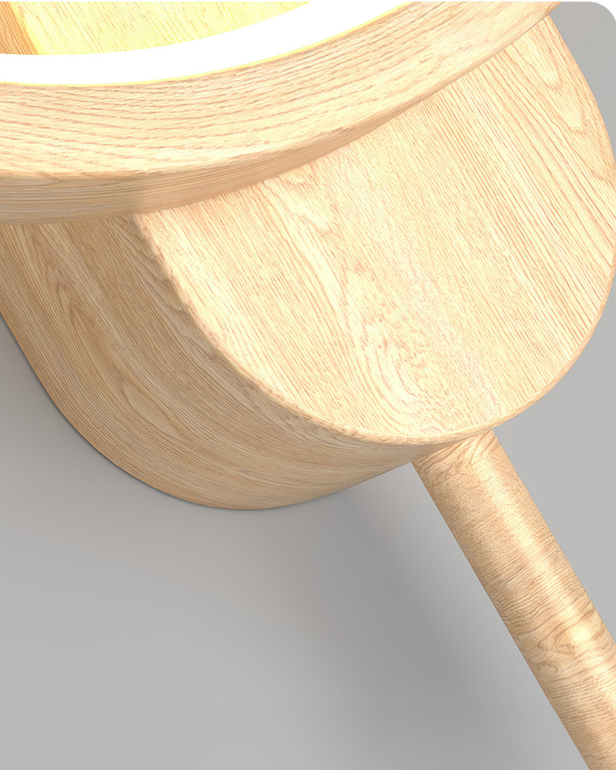 Lámpara de Pared Nórdica Kairoa con Vetado de Madera e Influencia Japonesa para Ambiente Acogedor