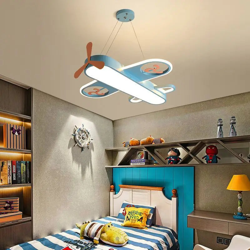 AeroLite Junior LED Flugzeug-Kronleuchter für Kinderzimmer