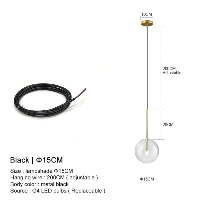 Linvale Studio představuje závěsná světla Arden Nordic Glass Orb pro moderní interiéry