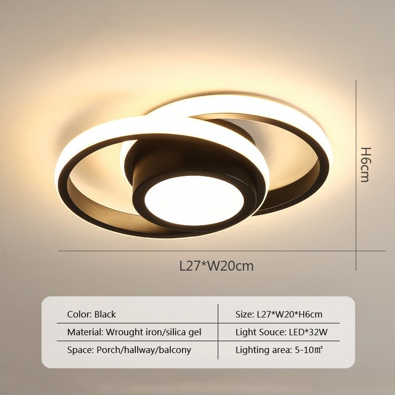 LumaVale moderní nástěnné lampy s více stínidly a dálkovým ovládáním do ložnic