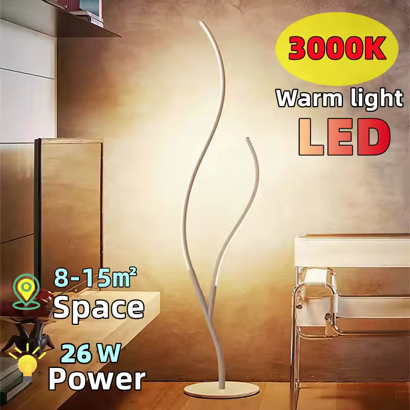 Lampada da terra LED Aeron Tree Style con RGB e telecomando