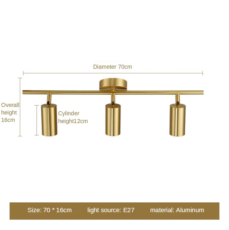 كشاف سقفي LED قابل للتعديل مع رؤوس دوارة من لومارافليكس