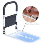 Barrière de lit réglable avec main courante latérale pour une mobilité sécurisée des personnes âgées