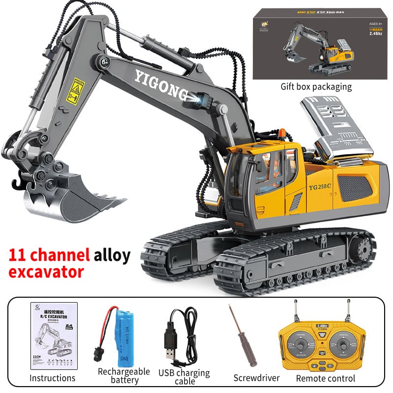 G308H 1/14 Scale Hydraulic Full Metal Excavator RTR