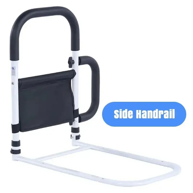Adjustable Bed Rail With Side Handrail For Safe Elderly Mobility