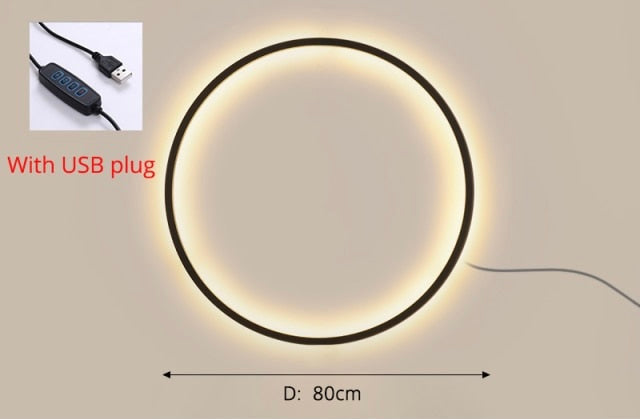 AuroraX Orbit Round LED Wall Light Pro For Contemporary Interiors
