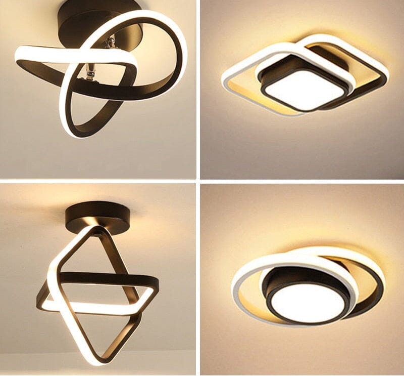 LumaVale moderní nástěnné lampy s více stínidly a dálkovým ovládáním do ložnic