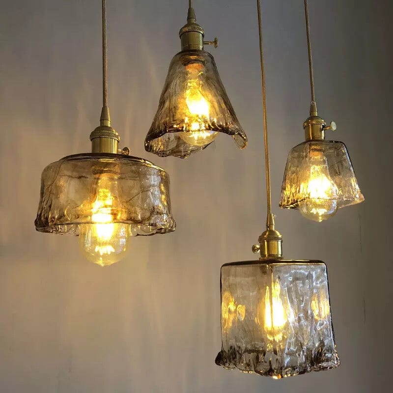 AstraGlow Glass Ceiling Light For Kitchen And Bath, Contemporary Fixture
