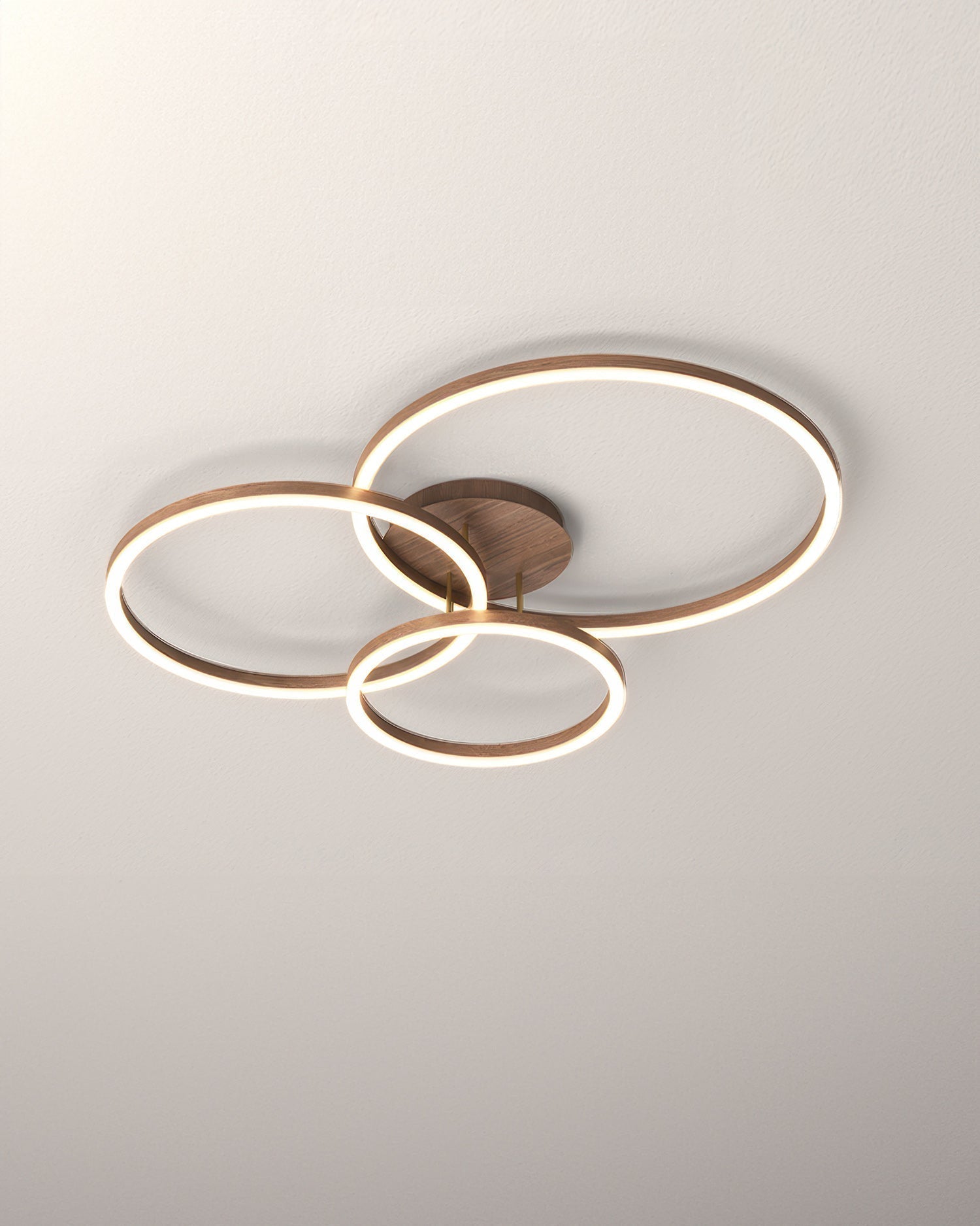 Geometric LED Flush Mount Ceiling Light From Asteron For Modern Homes